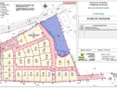 Annonce Vente Terrain Peaule 56