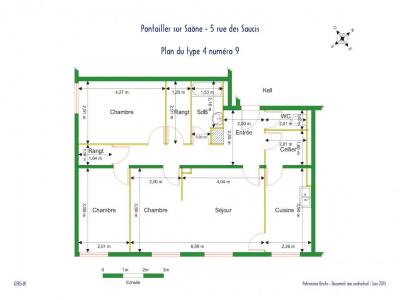 For rent Pontailler-sur-saone 4 rooms 77 m2 Cote d'or (21270) photo 4