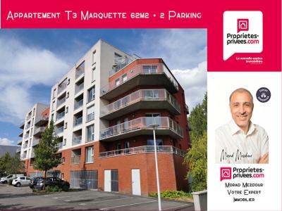 For sale Marquette-lez-lille 3 rooms 62 m2 Nord (59520) photo 0