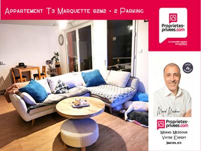 For sale Marquette-lez-lille 3 rooms 62 m2 Nord (59520) photo 2