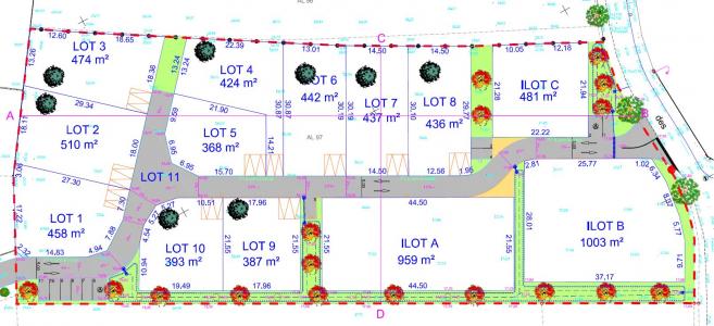 Acheter Terrain 436 m2 Medis