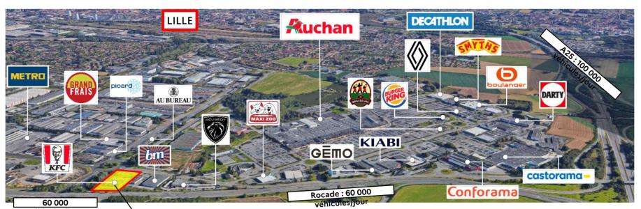 Louer Local commercial 491 m2 Englos