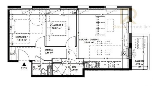 Annonce Vente 3 pices Appartement Havre 76