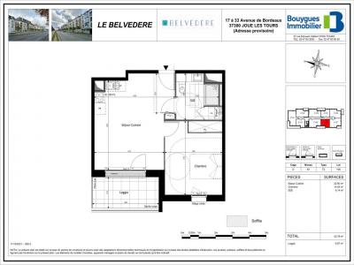 Louer Appartement Joue-les-tours 555 euros