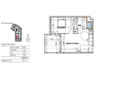 Annonce Vente 2 pices Appartement Sauvian 34