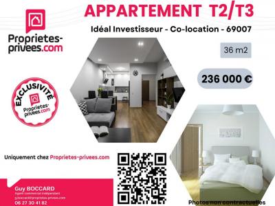 For sale Lyon-7eme-arrondissement 3 rooms 36 m2 Rhone (69007) photo 0