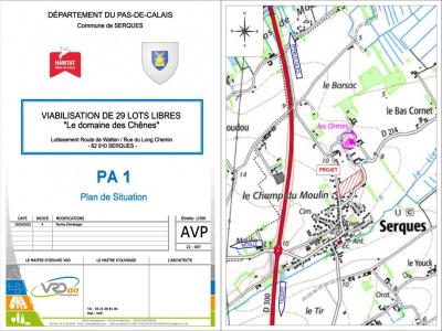 Acheter Terrain 416 m2 Serques