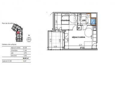 Annonce Vente 2 pices Appartement Sauvian 34