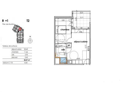 Annonce Vente 2 pices Appartement Sauvian 34