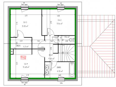 For sale Serezin-de-la-tour 5 rooms 111 m2 Isere (38300) photo 3