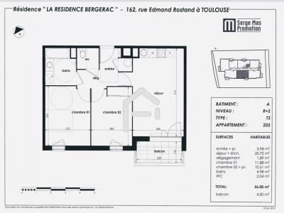 Annonce Vente 3 pices Appartement Toulouse 31