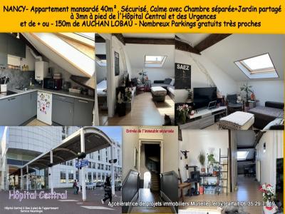 Annonce Vente 3 pices Appartement Nancy 54