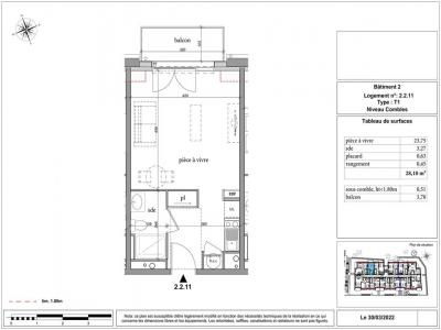 Louer Appartement 28 m2 Petit-quevilly