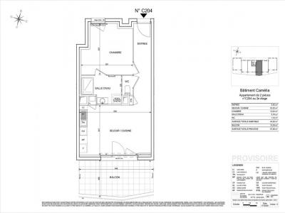 Annonce Location 2 pices Appartement Bouguenais 44