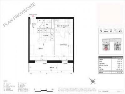 Louer Appartement 45 m2 Reims