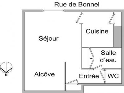 Louer Appartement Lyon-3eme-arrondissement 574 euros