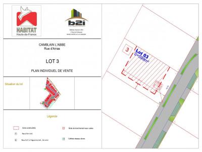 Annonce Vente Terrain Camblain-l'abbe 62