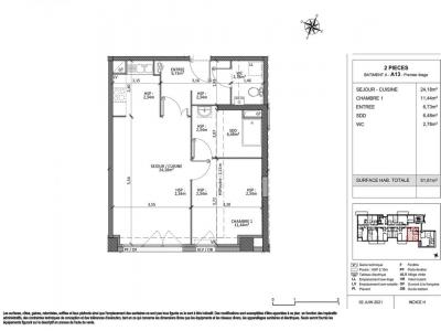 Louer Appartement Faches-thumesnil 655 euros