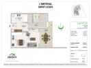 For rent Apartment Saint-louis  46 m2 2 pieces