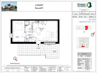 Annonce Location 2 pices Appartement Luisant 28