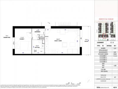 Annonce Location 2 pices Appartement Bezannes 51