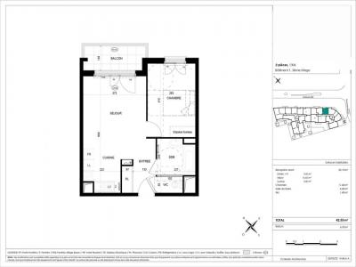 For rent Cormeilles-en-parisis 2 rooms 42 m2 Val d'Oise (95240) photo 1