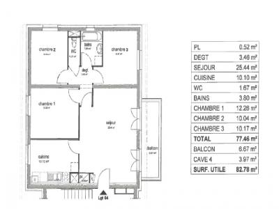 Annonce Location 4 pices Appartement Chatel-saint-germain 57