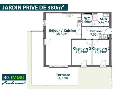 Annonce Vente 3 pices Appartement Haucourt-moulaine 54