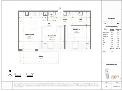 Annonce Location 3 pices Appartement Dingsheim 67