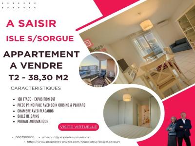 For sale Isle-sur-la-sorgue 2 rooms 38 m2 Vaucluse (84800) photo 0