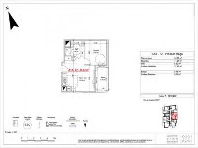 Louer Appartement 37 m2 Fleury-sur-orne