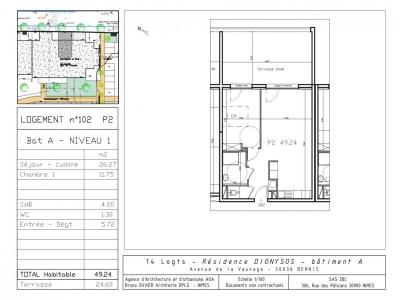 Annonce Location 2 pices Appartement Bernis 30