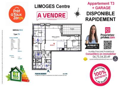 Annonce Vente 3 pices Appartement Limoges 87