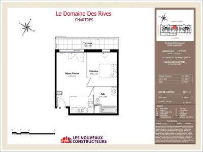 Annonce Location 2 pices Appartement Chartres 28