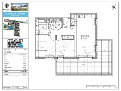 Annonce Location 3 pices Appartement Bossey 74