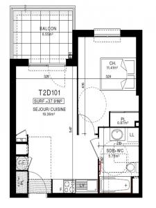 Annonce Location 2 pices Appartement Clermont-ferrand 63