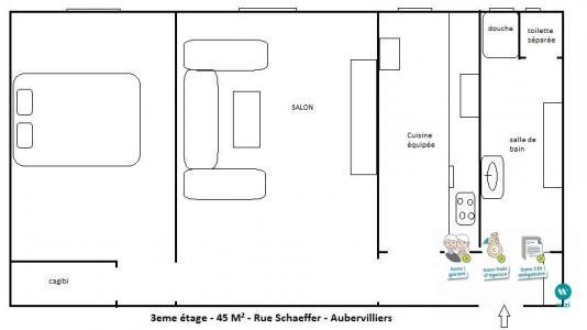 Louer Appartement Aubervilliers 1100 euros