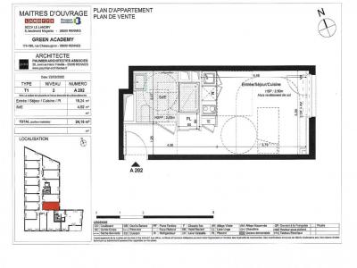 Louer Appartement Rennes 395 euros