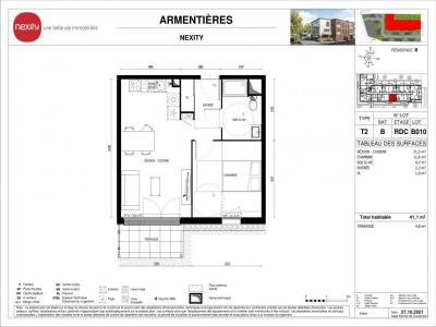 For rent Armentieres 2 rooms 41 m2 Nord (59280) photo 2