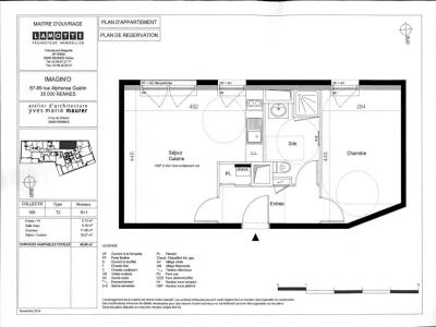 Annonce Location 2 pices Appartement Rennes 35