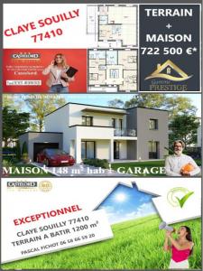 For sale Claye-souilly 148 m2 Seine et marne (77410) photo 0