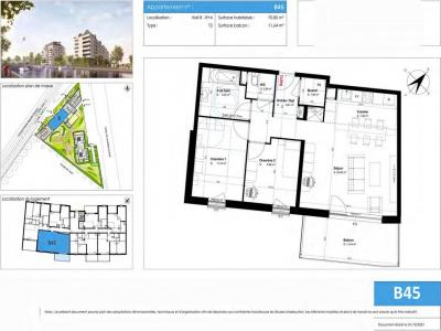 Annonce Location 3 pices Appartement Schiltigheim 67