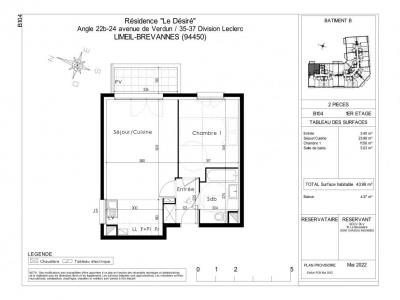 For rent Limeil-brevannes 2 rooms 43 m2 Val de Marne (94450) photo 1