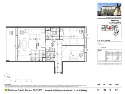 Louer Appartement Reims 799 euros