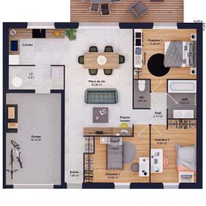 For sale Aiffres 5 rooms 82 m2 Deux sevres (79230) photo 3