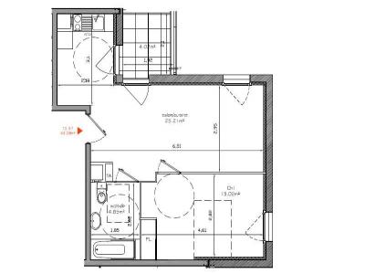 For rent Montelimar 2 rooms 43 m2 Drome (26200) photo 1