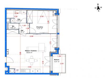 For sale 2 rooms 51 m2 Val de Marne (94170) photo 2