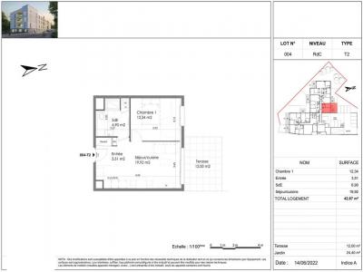 For rent Chartres 2 rooms 42 m2 Eure et loir (28000) photo 2