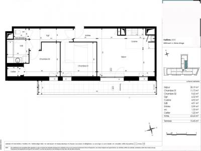 For rent Pont-de-metz 3 rooms 63 m2 Somme (80480) photo 2
