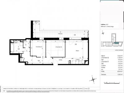 Louer Appartement 60 m2 Pont-de-metz